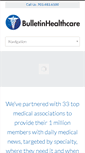 Mobile Screenshot of bulletinhealthcare.com