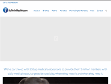 Tablet Screenshot of bulletinhealthcare.com